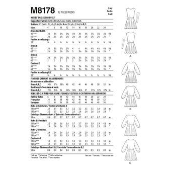 McCall’s Lauren Dress Sewing Pattern M8178 (6-14) image number 4