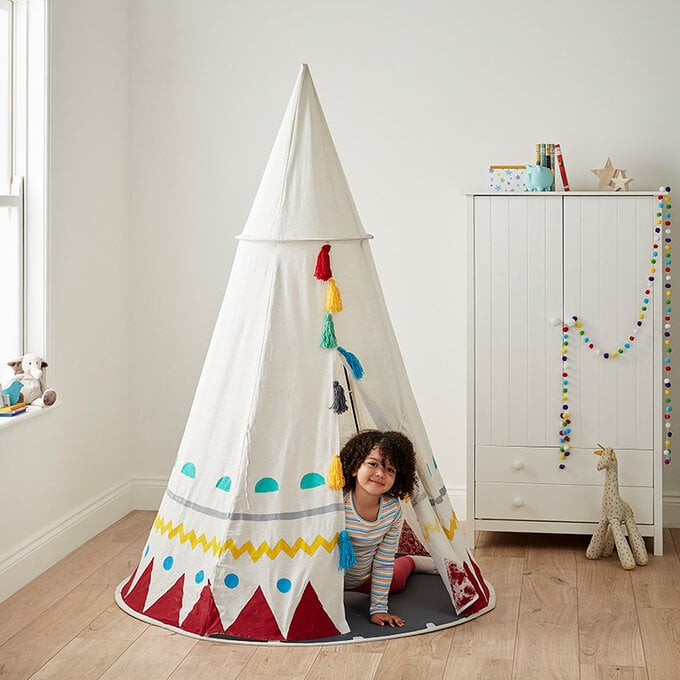 How to Make a Vibrant Kids Play Tent image number 1