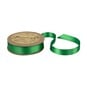 Green Double-Faced Satin Ribbon 12mm x 5m image number 1