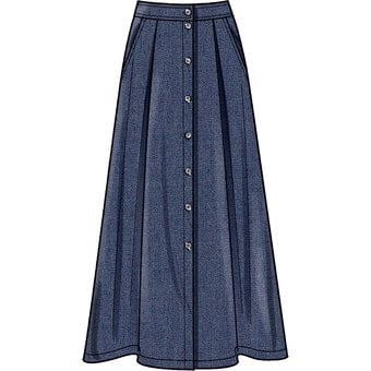 Simplicity Skirt in Three Lengths Sewing Pattern S9267 (6-14) image number 3
