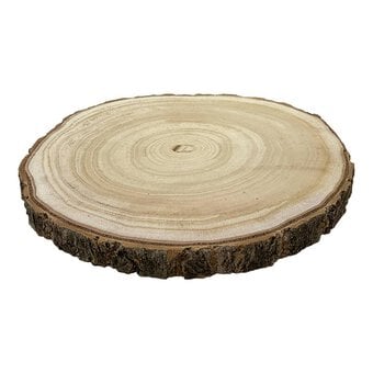 Large Wooden Slice 25cm