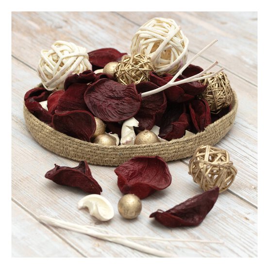 Red and Cream Christmas Potpourri 350g  image number 1