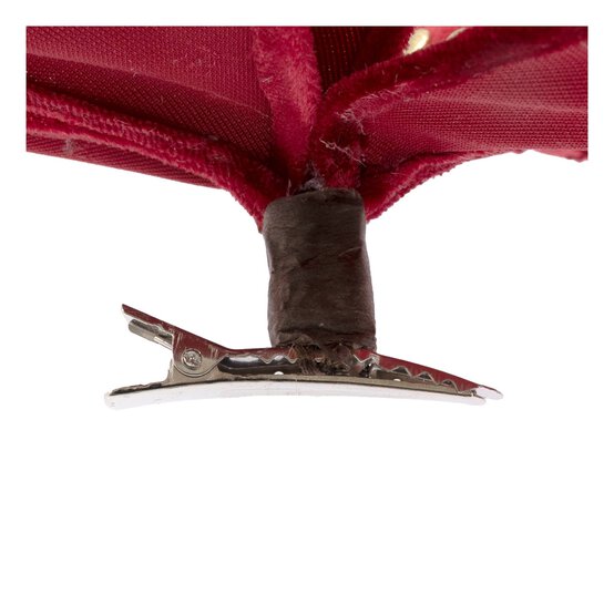 Red Flower Clip 18cm image number 3