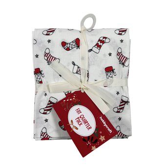 Christmas Line Art Fat Quarters 5 Pack