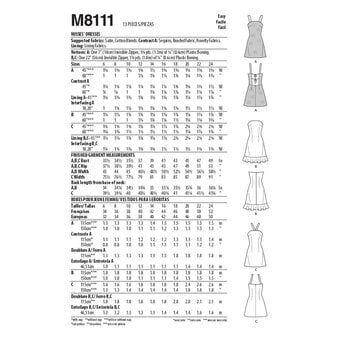 McCall’s Celeste Dress Sewing Pattern M8111 (6-14)