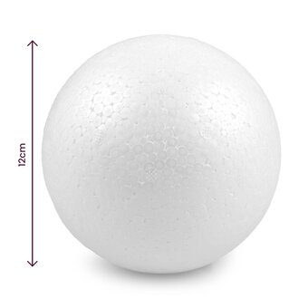 Polystyrene Balls 12cm 2 Pack