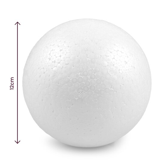 Polystyrene Balls 12cm 2 Pack image number 2