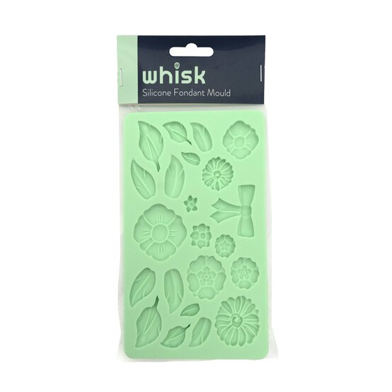 Whisk Flowers and Leaves Silicone Fondant Mould image number 7