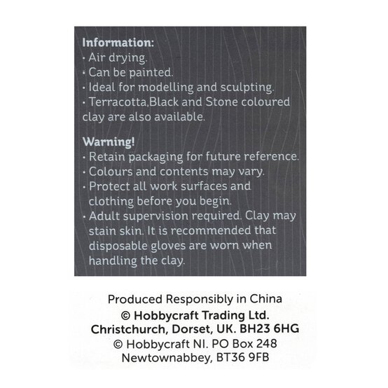 Stone Effect Air Drying Clay 1kg image number 5