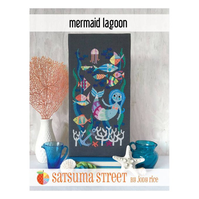 Satsuma Street Mermaid Lagoon Cross Stitch Chart Hobbycraft