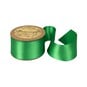 Green Double-Faced Satin Ribbon 36mm x 5m image number 1