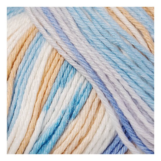 Knitcraft Blue Multi Picklechops DK Yarn 50g image number 2