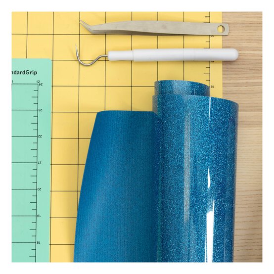 Siser Aqua Glitter Heat Transfer Vinyl 30cm x 50cm image number 4