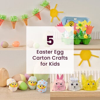 5 Easter Egg Carton Crafts for Kids
