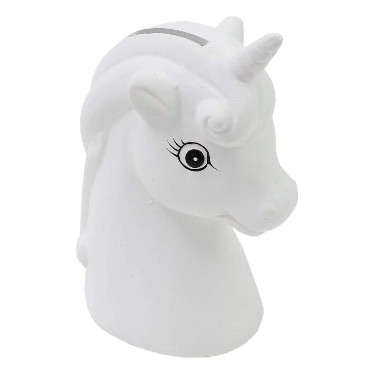 Paint Your Own Unicorn Head Money Box Hobbycraft