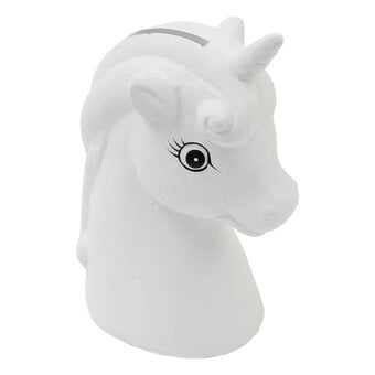 Paint Your Own Unicorn Head Money Box