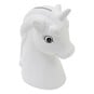 Paint Your Own Unicorn Head Money Box image number 2