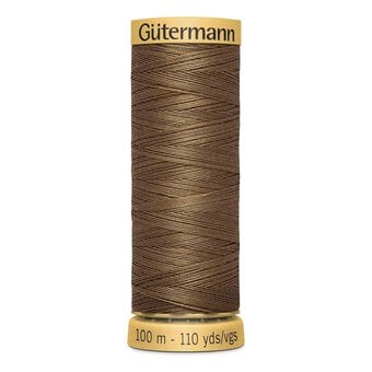 Gutermann Brown Cotton Thread 100m (1335)