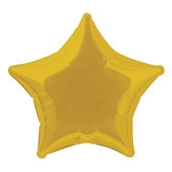 Large Gold Star Foil Balloon