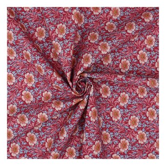 Tilda Hibernation Winter Rose Hibiscus Fabric by the Metre