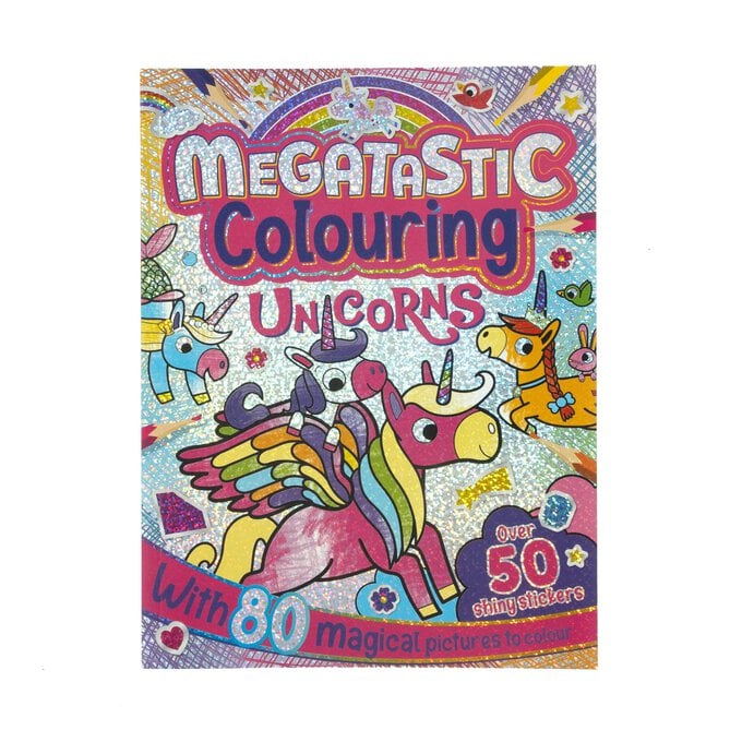 Megatastic Unicorns Colouring Book image number 1