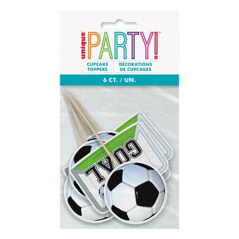 Football Cupcake Toppers 6 Pack
