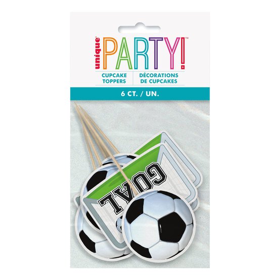 Football Cupcake Toppers 6 Pack image number 1