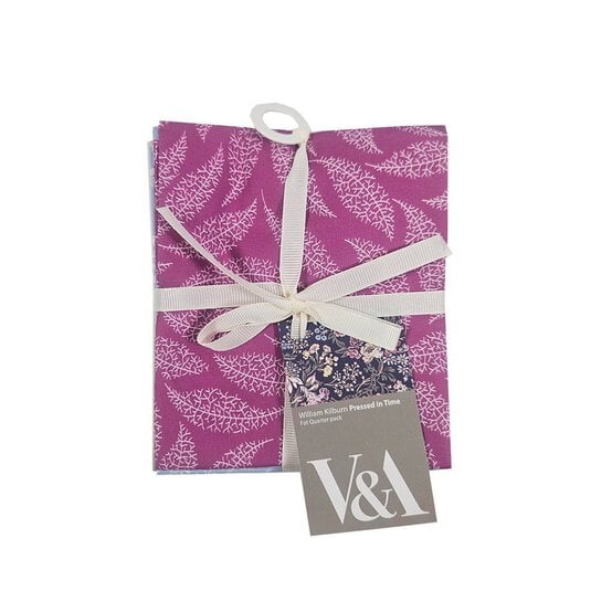 V&A Pressed in Time Blender Cotton Fat Quarters 4 Pack image number 2