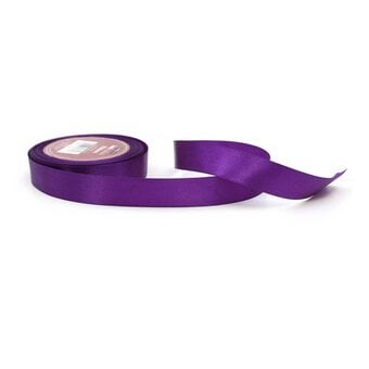 Purple Satin Ribbon 20 mm x 15 m