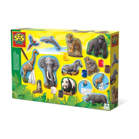 SES Creative Animal Cast and Paint Set image number 1