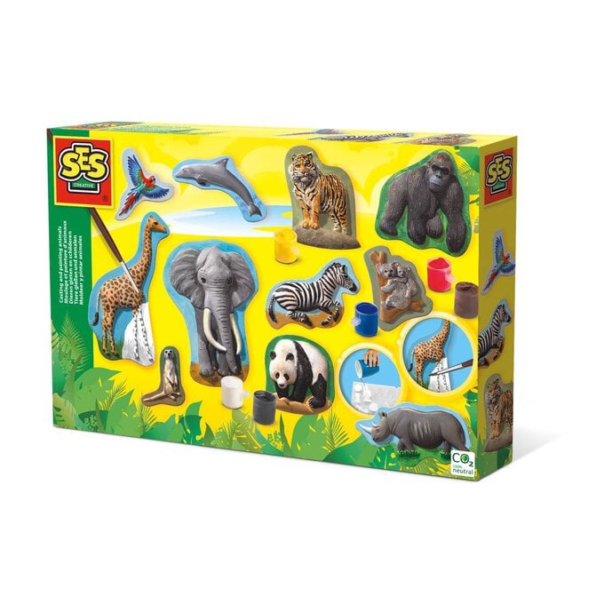 SES Creative Animal Cast and Paint Set image number 1