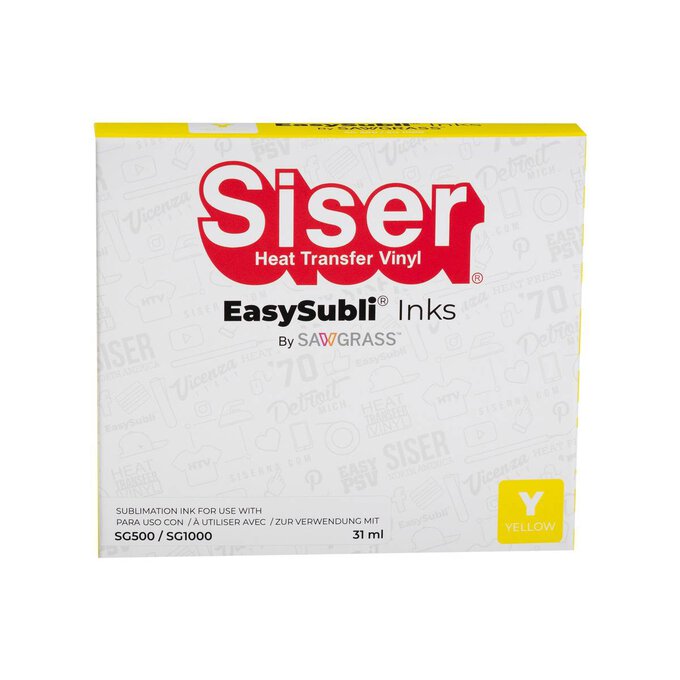 Sawgrass Yellow EasySubli Ink 31ml Hobbycraft