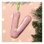 Hanging Felt Letter V Decoration image number 1