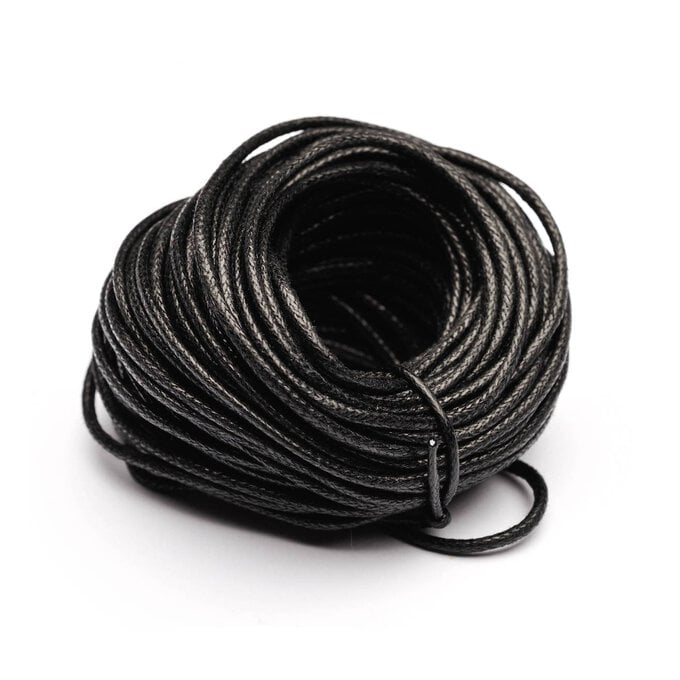 Beads Unlimited Black Bootlace 3m image number 1