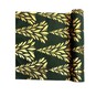Gold and Green Leaves Table Runner 28cm x 2.75m  image number 3
