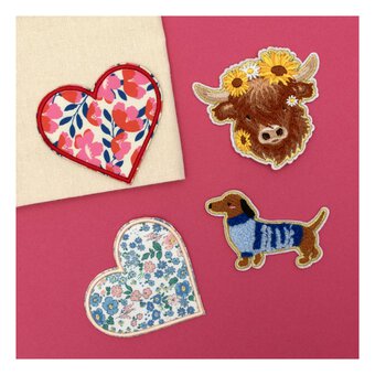 Highland Cow Iron-On Motif