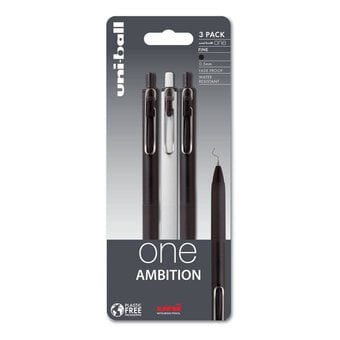 Uni-ball One Ambition Fine Pens 3 Pack
