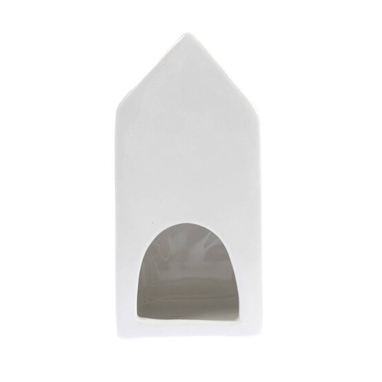 Ceramic Star House Tealight Holder 17cm image number 4