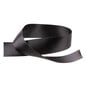 Black Double-Faced Satin Ribbon 24mm x 5m image number 2