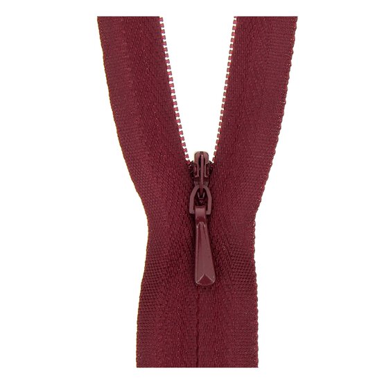 Milward Wine Nylon Closed-End Concealed Zip 40cm image number 1
