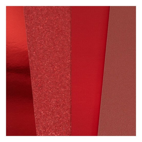 Mixed Red Paper Pad A4 24 Sheets  image number 2