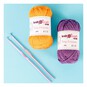 Knitcraft Purple Tiny Friends Yarn 25g image number 4
