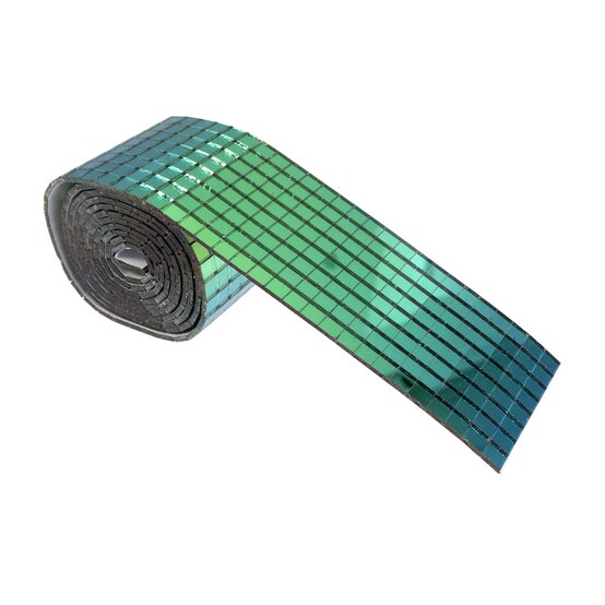 Rainbow Mosaic Mirror Roll 1m image number 1