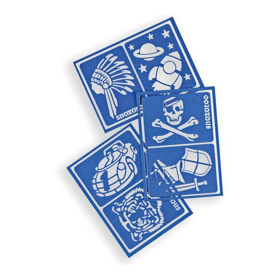 Snazaroo Adventure Stencils 6 Pack image number 2