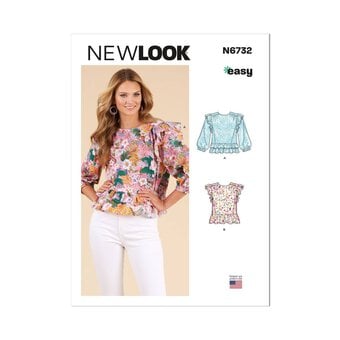 New Look Women's Top Sewing Pattern 6732 (6-18)