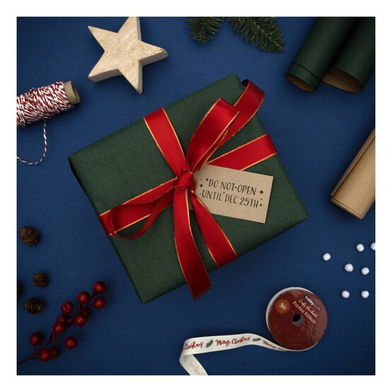 Do Not Open Wooden Stamp 2.5cm x 6.3cm image number 2