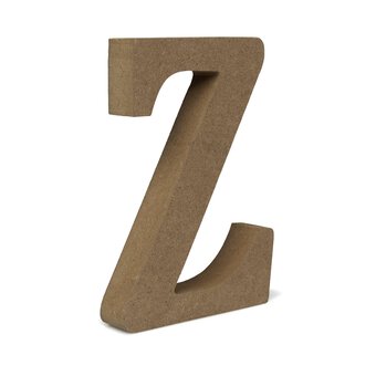MDF Wooden Letter Z 13cm
