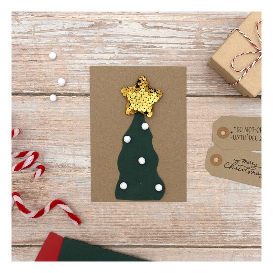 Gold Sequin Star 5cm image number 3