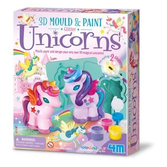 3D Unicorns Mould and Paint Kit
