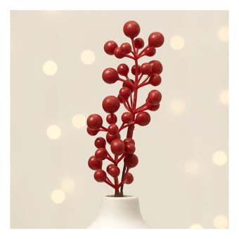 Small Red Berry Pick 18.5cm